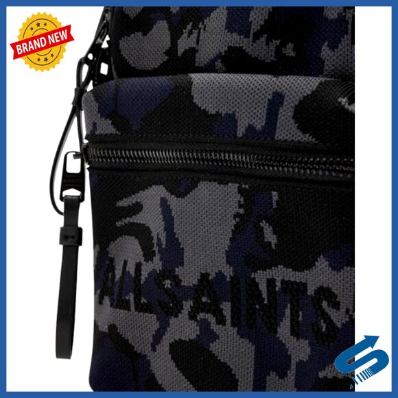 Solene Crossbody Bag Functional Multi Pocket Double Zipper  Medium Polyester Crossbody Sling Bag with Zipper Closure